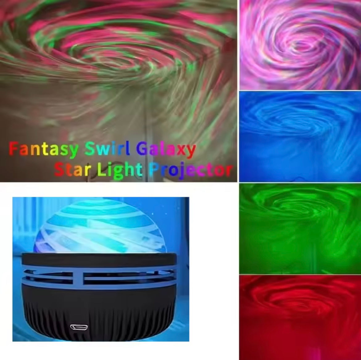Galaxy Sky Projector Lamp – Transform Your Room Into a Cosmic Vibe